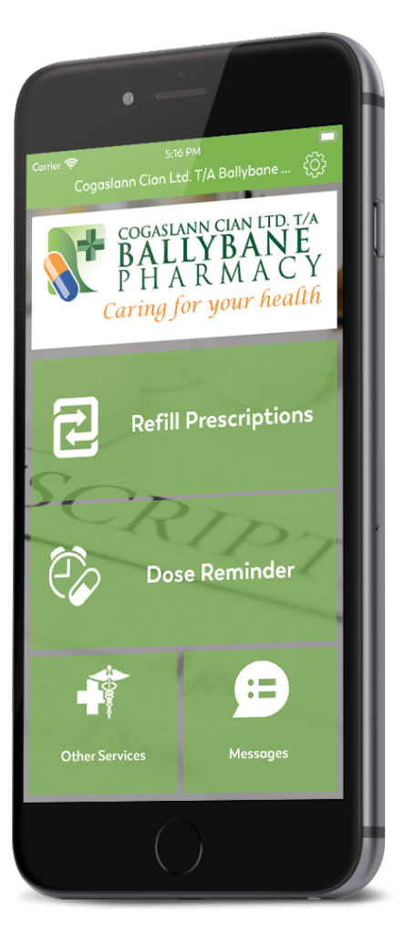Ballybane Pharmacy App