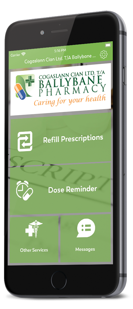 Ballybane Pharmacy App